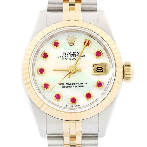 Rolex datejust nacre - nacre, rubis