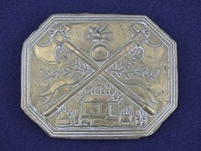 Ancienne plaque de giberne de