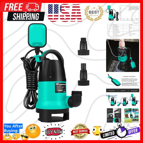 Sump pump 1hp 3700gph - 1hp,