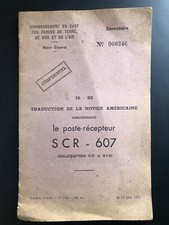 Notice Poste-récepteur SCR -