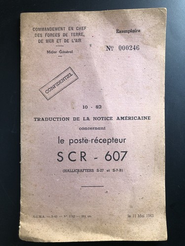 Notice poste récepteur scr - notice,