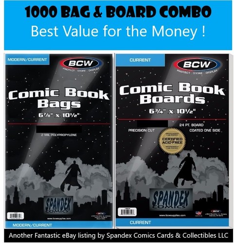 1000 bcw 2mil current modern - bcw,