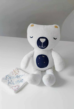 Peluche/Doudou Chat/Ours Blanc