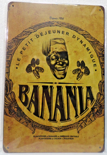Plaque metal vintage 20x30 - vintage,