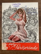 Une parisienne Henri Vidal, Brigitte Bardot C. Boyer 1957 Danish Movie Program