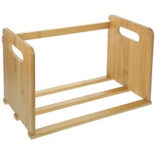  Étagères À Disques Bois Massif Stockage D'enregistrements Organisateur De CD