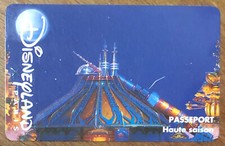 DISNEYLAND PARIS DISNEY PASSPORT CHILD NOT FAX CARD PHONECARD CARD