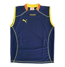 Catalunya 2004/05 Training Football Vest XL Puma Shirt Soccer Jersey Cataluña
