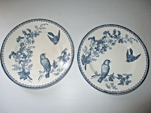 Assiettes plates faience - assiettes,