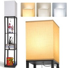 LED Lampadaire en Bois, 1.6M