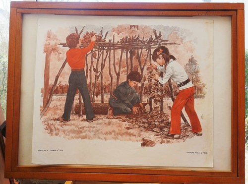 Ancienne affiche scolaire - , mdi