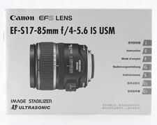 Canon EF-S 17-85mm f/4-5.6 IS mode d'emploi mode d'emploi