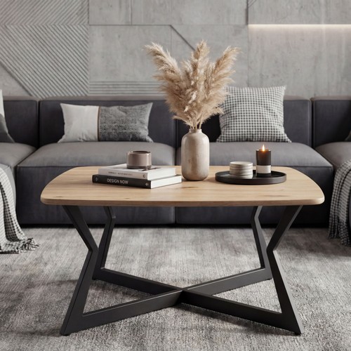 Table basse 75cm aspect - , chêne