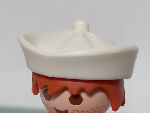 Playmobil chapeau blanc marin - blanc,