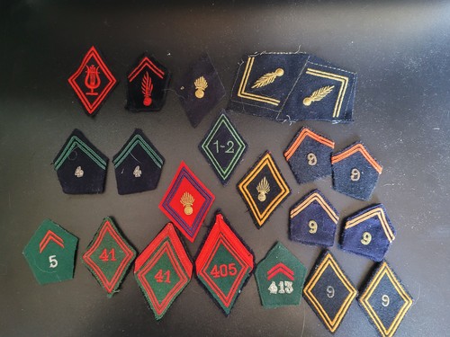 Lot ecussons losange - ecussons, regiment