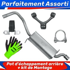 Pot d’échappement arrière