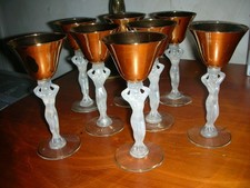 Service de 8 verres à liqueur