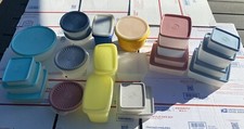 Lot Of 23 Vintage Tupperware Containers With Lids