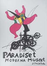 Niki de SAINT PHALLE : Paradis Fantastique, Dancing Nana rose, Affiche originale