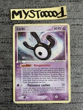 Pokemon Card Zarbi W/28 Holo Ex Hidden Forces French Used