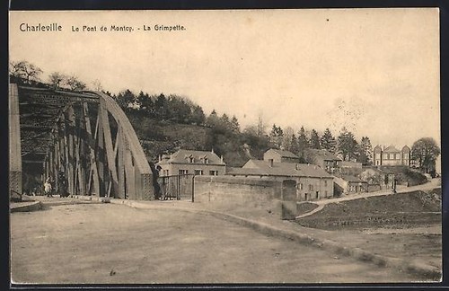 Cpa charleville pont de - cpa, charleville,