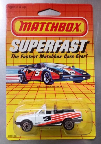 Matchbox escort cabriolet xr3i - escort,