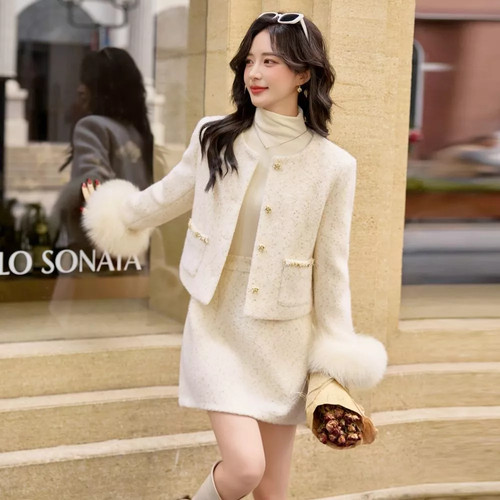 Veste élégante femme blanche - veste,