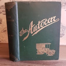 1909 THE AUTOCAR JOURNAL with ALL ADVERTISING PARIS AERO SHOW CAR VOL 22 PT 1 @