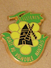 pin's pins badge. ville