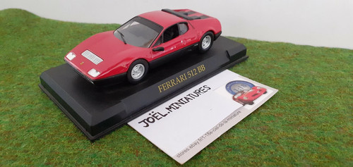 Ferrari 512 rouge échelle - ferrari, bb