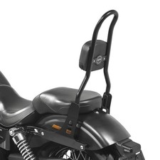 Sissy Bar CSL Fix pour Harley Davidson Dyna Street Bob 09-17 noir
