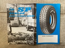 Antique Dunlop SP Truck Tire Car Advertising Brochure
