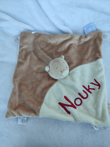 Doudou plat noukie ours - doudou,