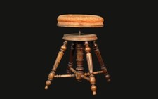 Piano stool, 19th century, walnut / piano stool 19th