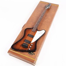 Used Gibson Thunderbird Tobacco Burst electric bass guitar, made in 2018
