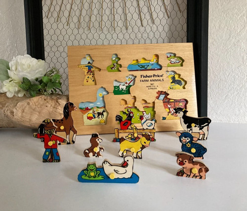 Ancien puzzle en bois - ancien,
