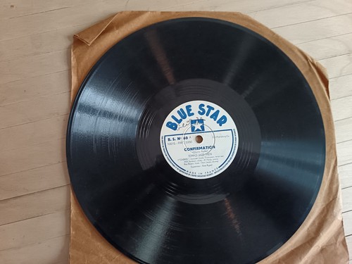 Disque tours blue - 78, star