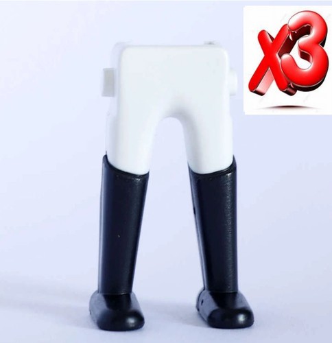 Playmobil jambes blanches - playmobil, x3