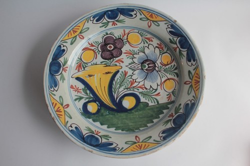 Plat faïence delft - delft, xviiie