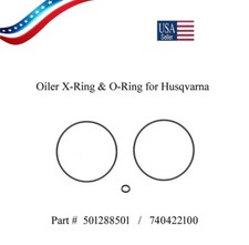 For Husqvarna 501288501 740422100 Oiler X-Ring & O-Ring Set  61 66 162 266 268