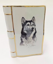 Sibérian Husky Pottery Coin