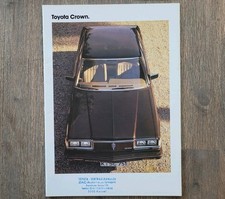 Toyota Crown Estate S110 '81 Brochure/Brochure/Folleto/Opuscolo/Broszura/Broschyr