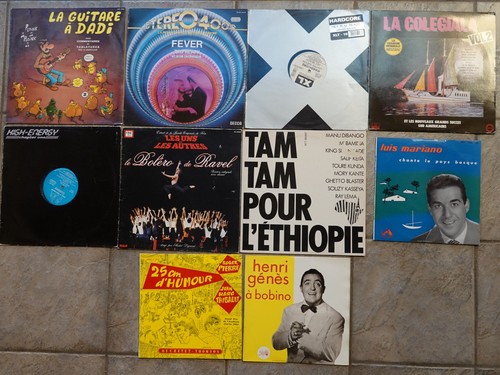 Lot disques vinyles - lot, de