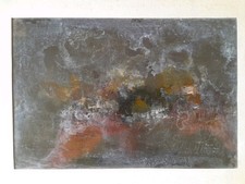 Pierre Jacquemon (1935-2001) Abstraction Monochrome Oil Signed Abstract Oil