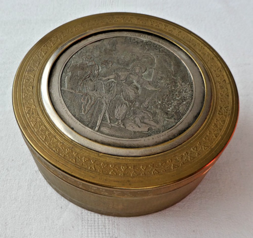 Ancienne boite ronde - boite,