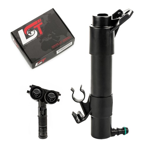 Washer water nozzle headlight
