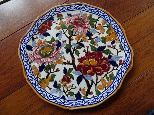 Gien plat tarte faience - a,