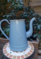 Pichet broc jug Émaillé bleu