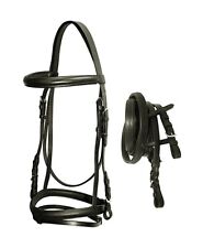 Bridon Anglais Cuir Pour Poney