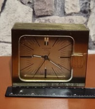 SWISS MADE Brass Electronic LOOPING QUARTZ TRAVEL WATCH, Works Well